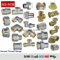 China Brass Tube Plumbing Hose Compression Pipe Fittings Factory